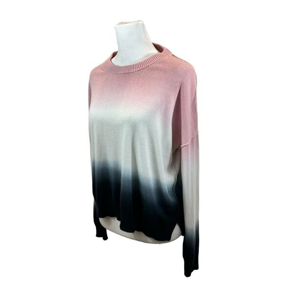 Ladies M MAGASCHONI Ombre Drop-Shoulder Sweater Cotton Blend‎ Size Medium - Picture 3 of 11